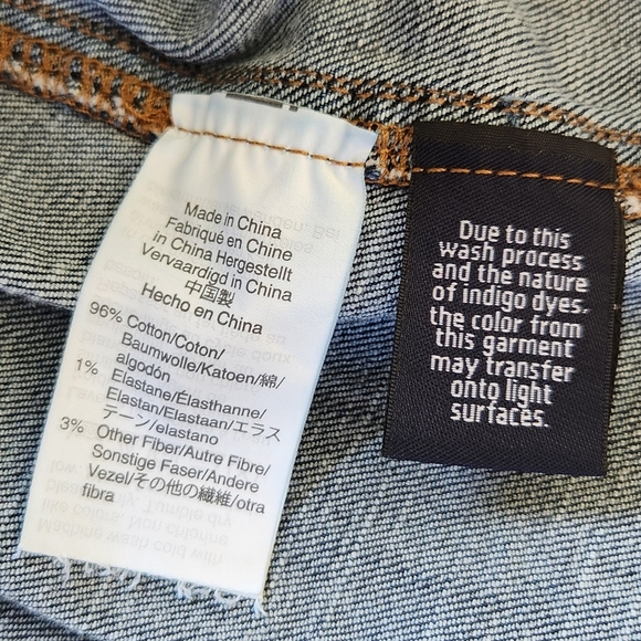 Madewell "Stretch Denim A-Line Mini Skirt: Button-Front Edition" Women's Size 4 - Picture 7 of 10